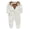 H-Beige, variant on Zwiiyzr 2025 0-1T Unisex Baby Boy and Girl Button Onesie Solid Newborn Footie One-Piece Infant Romper Jumpsuit White