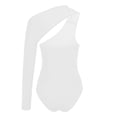 thumbnail image 4 of Mefallenssiah Justaucorps pour Femme, Mode, Aguichant, Dos Ouvert, Tour de Cou, une Épaule, Manche, 4 of 4