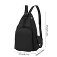 thumbnail image 3 of yulier Chest Bag Multifunctional Fashion Versatile Leisure Shoulder Bag Three Use Lightweight Fashion Shoulder Bag, 3 of 6