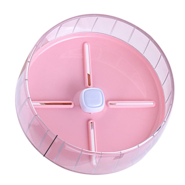 Hamster Wheel, Hamster Exercise Wheel Acrylic Slip Resistant For Syrian Hamster For Hamster Cage 20cm/7.9in Pink