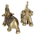 thumbnail image 4 of Éléphant Feng Shui, Travail Exquis avec Statue en Résine, pour Bureau Maison, 4 of 7