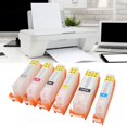 thumbnail image 4 of Printing Ink  5Pcs Ink  PGBK BK C M Y 5 Colors Smoothly Output Reusable Printing Ink, 4 of 8