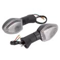 thumbnail image 3 of Motorcycle Turn Signal Light Motorcycle Turn Signal Indicator 2Pcs Motorcycle LED Turn Signal Lamps Lights Fit For  GSX-S 1000f 750White, 3 of 8