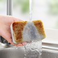 thumbnail image 3 of Luckyn 10 Pcs Scouring Pad High-density Sponge Scouring Pad,Kitchen Cleaning Cloth for Dishes, Efficient Scouring Pad for Pot, Pan, Household, Cookware, 3 of 10