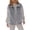 Grey, variant on Comdrip Vest Jackets for Women! Women's Full Zip Fleece Vest Warm Winter Sleeveless Cardigan Lapel Collar Coat Outerwear with Pocket Winter Vest for Women Grey XL