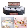 thumbnail image 3 of Battery Operated Rotary Turntable Macaron Cupcake Stand 10 Tray Pastries Dessert Black, 3 of 8