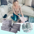 thumbnail image 3 of Lksixu Sac de Voyage 6 Pcs Sac de Rangement Multifonctionnel 6 Pcs Bacs de Rangement Organisateurs et Rangement, 3 of 4