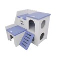 thumbnail image 1 of Small Animal Hideout PVC Hamster House Breathable Stable Cage Toy, 1 of 4