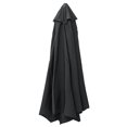 thumbnail image 4 of 9ft 6 Ribs Umbrella Replacement Canopy Garden Patio Market Table Outdoor Deck Umbrella Replacement Canopy Cover 6 Colors (Canopy Only), 4 of 10