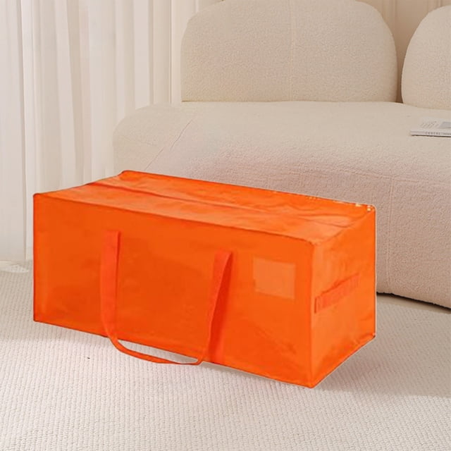 Thick And 23 US Gal Large Capacity Reinforced Handheld Moving Luggage Bag - Plastic Water Repellent Storage Bag - Christmas Tree Storage Bag