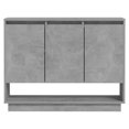 thumbnail image 3 of vidaXL Sideboard Concrete Grey 97x31x75 cm Engineered Wood, 3 of 5