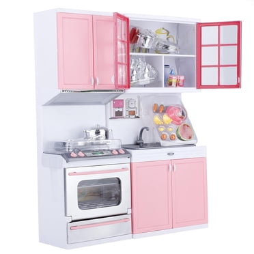 LHCER Kitchen Role Play Toys, Kitchen Play Toys,Mini Kitchen Pretend Role Play Toy Set Funny Kitchenware Playing House Gifts for Kids Girls