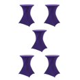 thumbnail image 1 of Wweixi Versatile Elastic Cocktail Table Set Fitting For Any Occasion Environmentally Friendly Polyester purple 5Set, 1 of 6