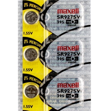 3 x Piles de Montre Maxell 395, SR927SW Ou 399