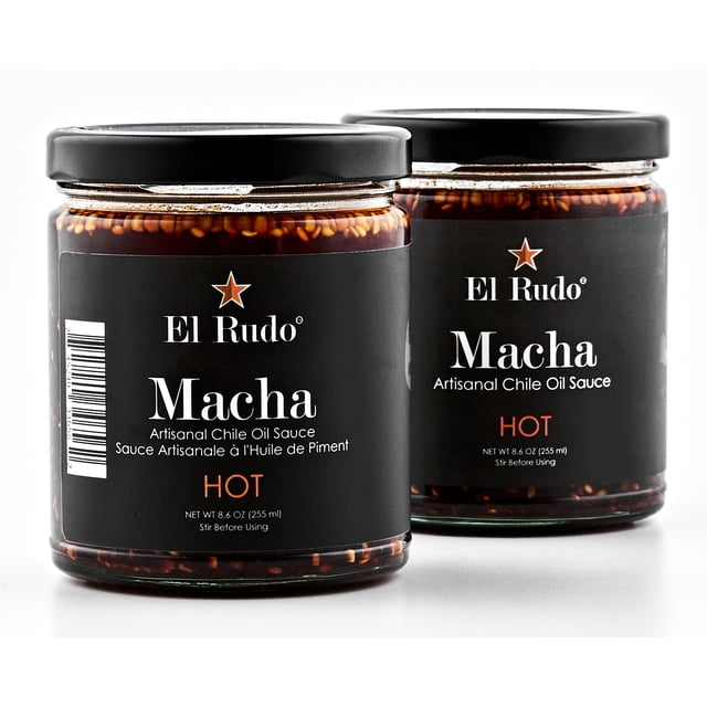 El Rudo Salsa Macha - Chili Oil Sauce - Hot Sauce - (2-Pack) Hot Flavour