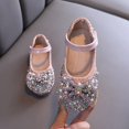 thumbnail image 2 of FhsagQ Slippers Girls Slippers Size 2 Silver Girls' Shoes Spring and Autumn Colored Diamond Bow Knot Small Medium and Large Children's Dance Shoes Performance Shoes 15, 2 of 9