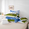 thumbnail image 4 of YST 7Pcs Horses Comforter Set with Sheets, Galloping Horses Pacing On Grass, Twin, 4 of 4