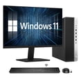 thumbnail image 3 of HP Computer Combo EliteDesk 800 G4 SFF Windows 11 Pro Desktop PC Set | New 24 inch Monitor | Intel Hexa-Core i7 8th Gen | 32GB DDR4 RAM | 1TB NVMe SSD | WIFI-Refurbished, 3 of 4