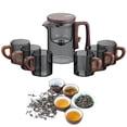 thumbnail image 1 of Huayishang Glass&Bottle Water Separation Glass Teapot With Wooden Handle Teapot Glass Teapot With Infuser Magical Teapot Glass Glass Teapot With Strainer Filter Teapot With Infusers, 1 of 9