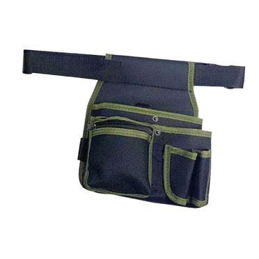 Maoww Gardening Tool Waist Bag Belt Waterproof yellow Pouch Carpenter Practical edge Belt Tool green edge 21x24cm