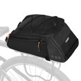 thumbnail image 2 of Saddle 3-in-1 Bicycle Bag Reflective Bike Saddle Bag Waterproof Bike Rear Rack Bag with Shoulder Strap, 2 of 7