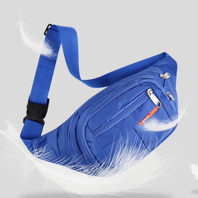 TopLLC Sac Banane de Sport en Toile pour Homme, Mode Décontractée, Grande Capacité de Rangement