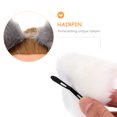 thumbnail image 4 of 4 Pairs Cosplay Cat Ear Hair Pin Cartoon Plush Cat Ear Hair Clip Hair Accessory, 4 of 6