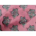 thumbnail image 4 of oneOone Cotton Poplin Fabric Leaves & Floral Block Decor Fabric Printed BTY 42 Inch Wide, 4 of 4