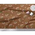 thumbnail image 2 of Soimoi Rayon Fabric Leaves & Wild Flower Floral Printed Fabric 1 Yard 42 Inch Wide, 2 of 3