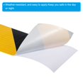 thumbnail image 4 of Unique Bargains Reflective Tape, 4 Inch x 10 Ft Waterproof Safety Adhesive Tape for Trailers, Black Yellow, 4 of 6