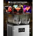 thumbnail image 3 of 30L Commercial Slushy Machine - Dual Flavor Frozen Drink Maker with Fast Cooling Auto Clean and Low Noise Design for Cafe and Restaurant, 3 of 7