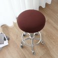 thumbnail image 4 of Round Bar Stool Seat Covers Washable Stool Cushion Slipcover Elastic Bar Chair Covers for 12-15 Inch Chair, 4 of 7