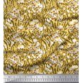 thumbnail image 1 of Soimoi Green Velvet Fabric Leopard & Wild Animal Skin Printed Fabric 1 Yard 58 Inch Wide, 1 of 3