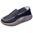 thumbnail image 1 of stanreset Chaussures Décontractées pour Femmes Confortables à Enfiler Chaussures Souples Chaussures Décontractées pour Femmes pour la Marche Intérieure Extérieure Noir 38, 1 of 9