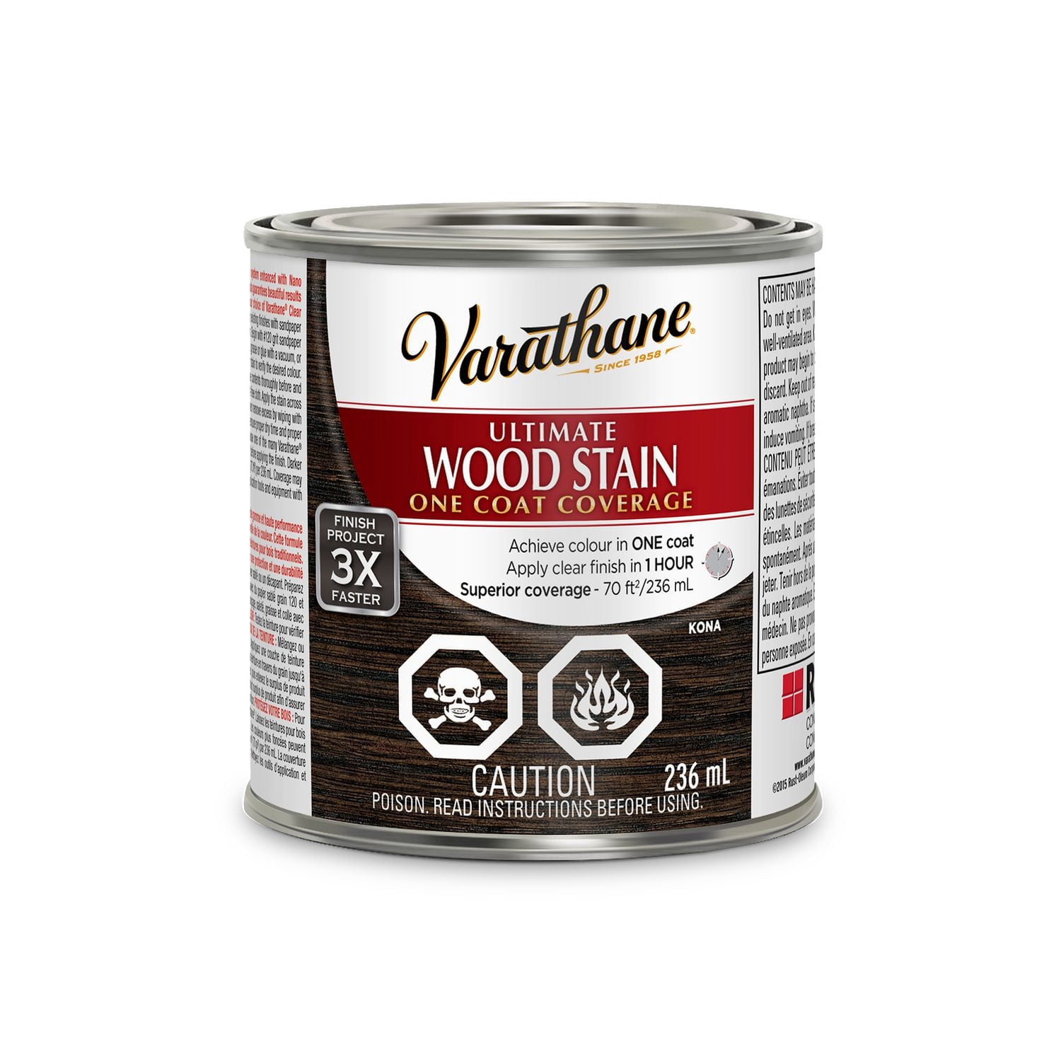 Varathane Ultimate fini pour bois intérieur, Kona, 236 mL