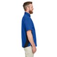 thumbnail image 3 of Harriton Chemise à Manches Courtes Colorblock pour Hommes M586, 3 of 3