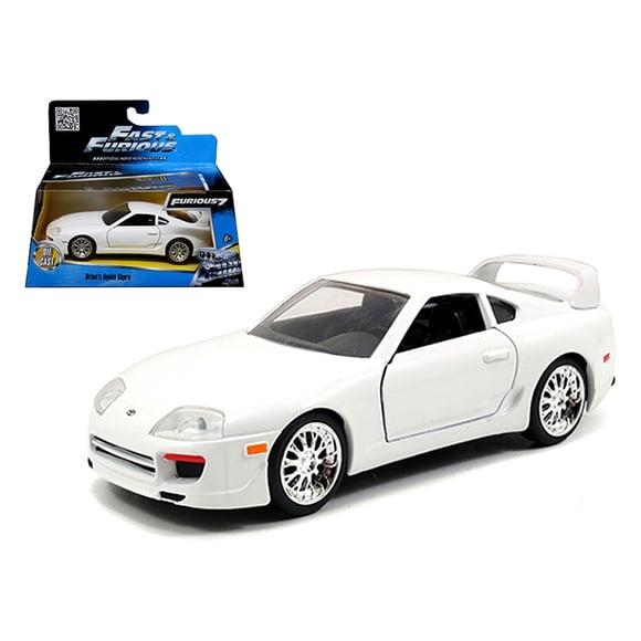 Jada Brian's Toyota Supra White Fast & Furious 7 Movie 1/32 Diecast Model Car
