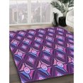 thumbnail image 3 of Ahgly Company Machine Washable Indoor Rectangle Transitional Purple Area Rugs, 2' x 3', 3 of 7