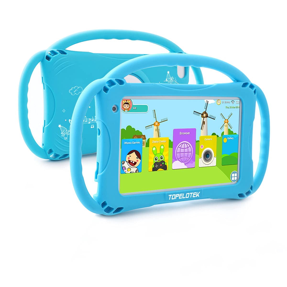 Kids Tablet 7inch Tablet for Kids Android Toddler Tablet 32GB Tablet for Toddlers APP Preinstalled & Parent Control Kids Learning Tablet Kid-Proof Case with Handle,Netflix YouTube