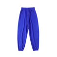thumbnail image 1 of Yuyuzo Girls Cargo Pants Drawstring Elastic Waist Joggers Kids Wide Leg Sweatpants with Pockets, 1 of 3