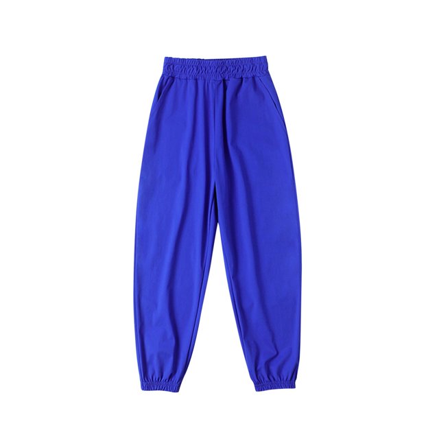 Yuyuzo Girls Cargo Pants Drawstring Elastic Waist Joggers Kids Wide Leg Sweatpants with Pockets