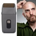 thumbnail image 1 of Hair Cutting Clipper, Professional Electric Hair Clipper Rechargeable Strong Power LED Display 3 Foil Head  for Home, 1 of 8