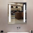 thumbnail image 2 of Vanity Art 24 in. Rectangular LED Wall Mirror with Rock Switch, 2 of 7