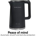 thumbnail image 2 of Refurbished Hamilton Beach 41033 Digital Temperature Control Electric Tea Kettle, Black, 2 of 8