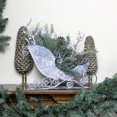 thumbnail image 3 of Northlight Frosted Christmas Pinecone, Bell and Foliage Filled Sleigh - 9.5", 3 of 3