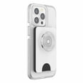 thumbnail image 4 of PopSockets PopWallet+For MagSafe Round with Adapter Ring White/Clear, 4 of 5