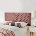 thumbnail image 2 of Modway Alyson Angular Channel Tufted Performance Velvet Full/Queen Headboard in Dusty Rose, 2 of 2