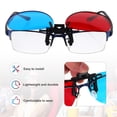 thumbnail image 4 of 4pcs Red Blue/Cyan 3D Clip-on Glasses, 3D Viewing Glasses Hanging Frame Round, 4 of 7
