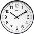 thumbnail image 1 of Infinity Instruments 90/0019-1 Horloge Murale Surdimensionnée de 19 Pouces, Noir et Blanc, 1 of 4
