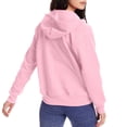thumbnail image 4 of Hanes Chandail à Capuchon à Fermeture Éclair Intégrale ComfortSoft EcoSmart pour Femmes, 2TG, Rose Pâle, 4 of 5